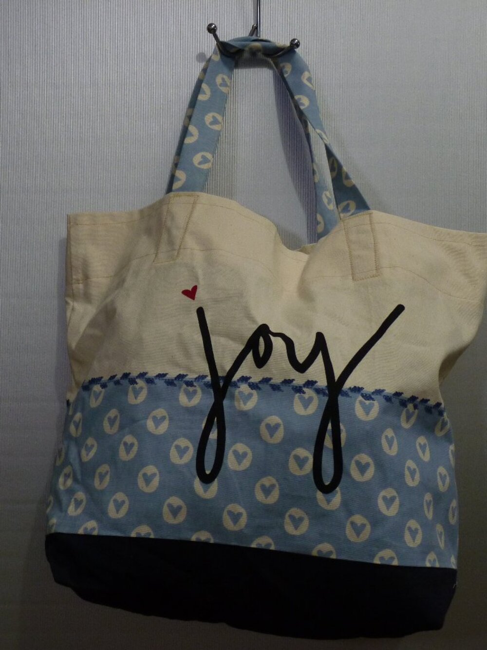 Handmade One of a Kind Canvas Tote Bag